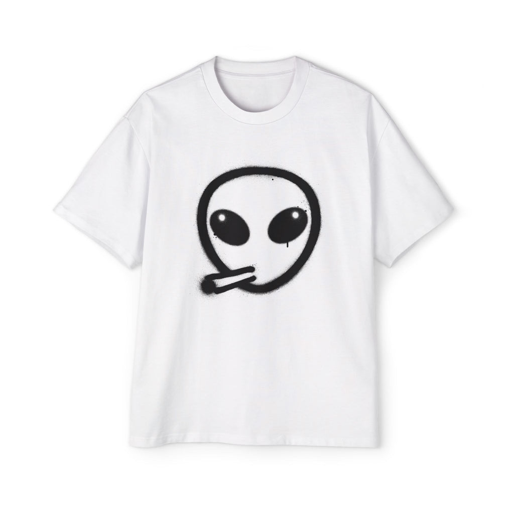 Alien Smoke Graphic Tee — Oversized Men's Streetwear T-Shirt