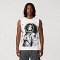 Galactic Invasion Graphic Tank — Vintage Space Explorer Muscle Tee