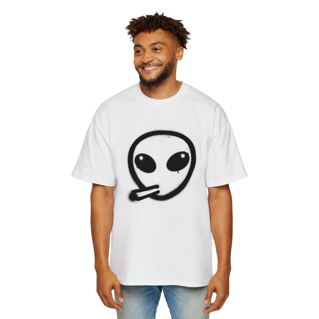 Alien Smoke Graphic Tee — Oversized Men's Streetwear T-Shirt